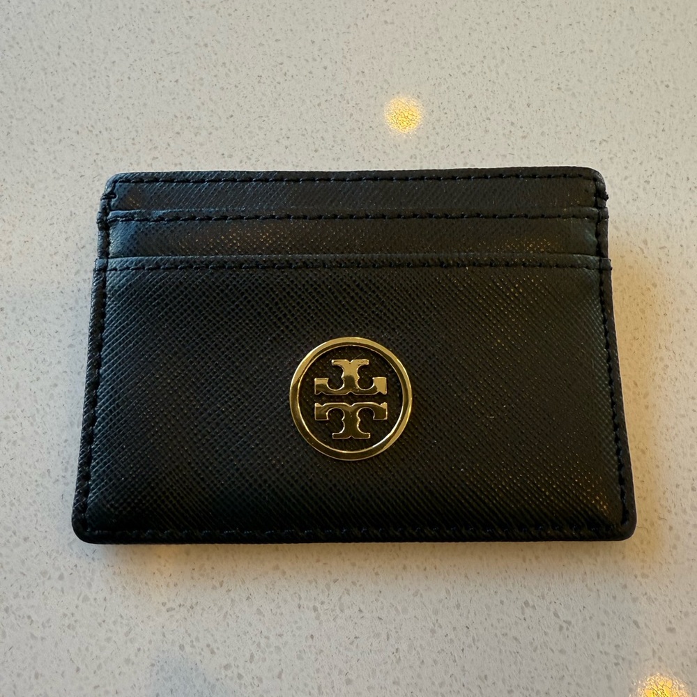 Tory Burch Black Card Holder NWOT